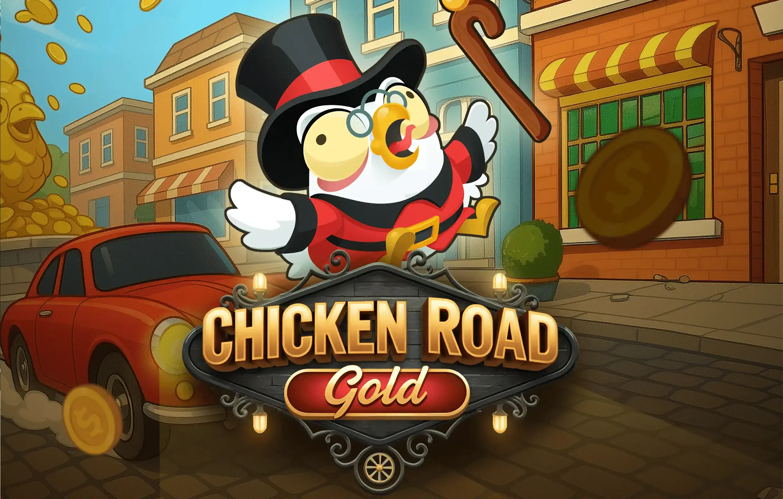 Logo de Chicken Road Gold: alternativa a la versión app Cristiano Ronaldo.