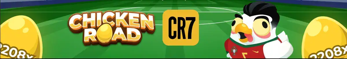 Segundo ejemplo de banner falso: chicken slot Cristiano Ronaldo.